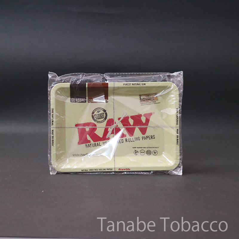RAW メタルトレー スモール 全3種類 手巻きタバコ ローリングトレイ