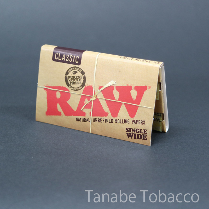 RAW（ロウ）クラシック・ダブル (70mm) 手巻きたばこ用ペーパー